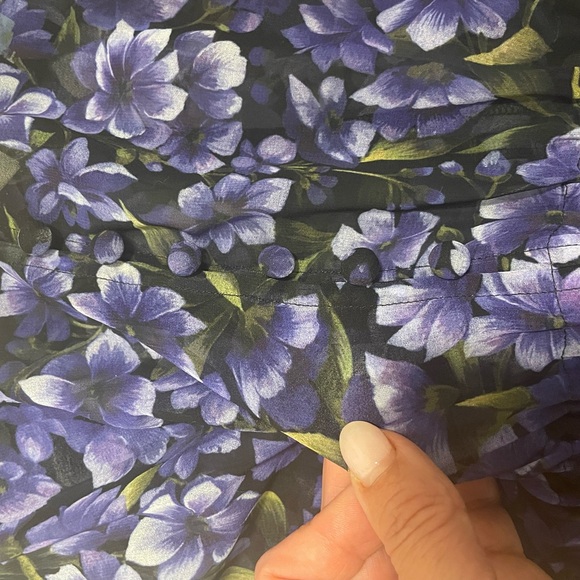 The Kooples -size 4- chiffon floral print summer dress - Picture 4 of 13